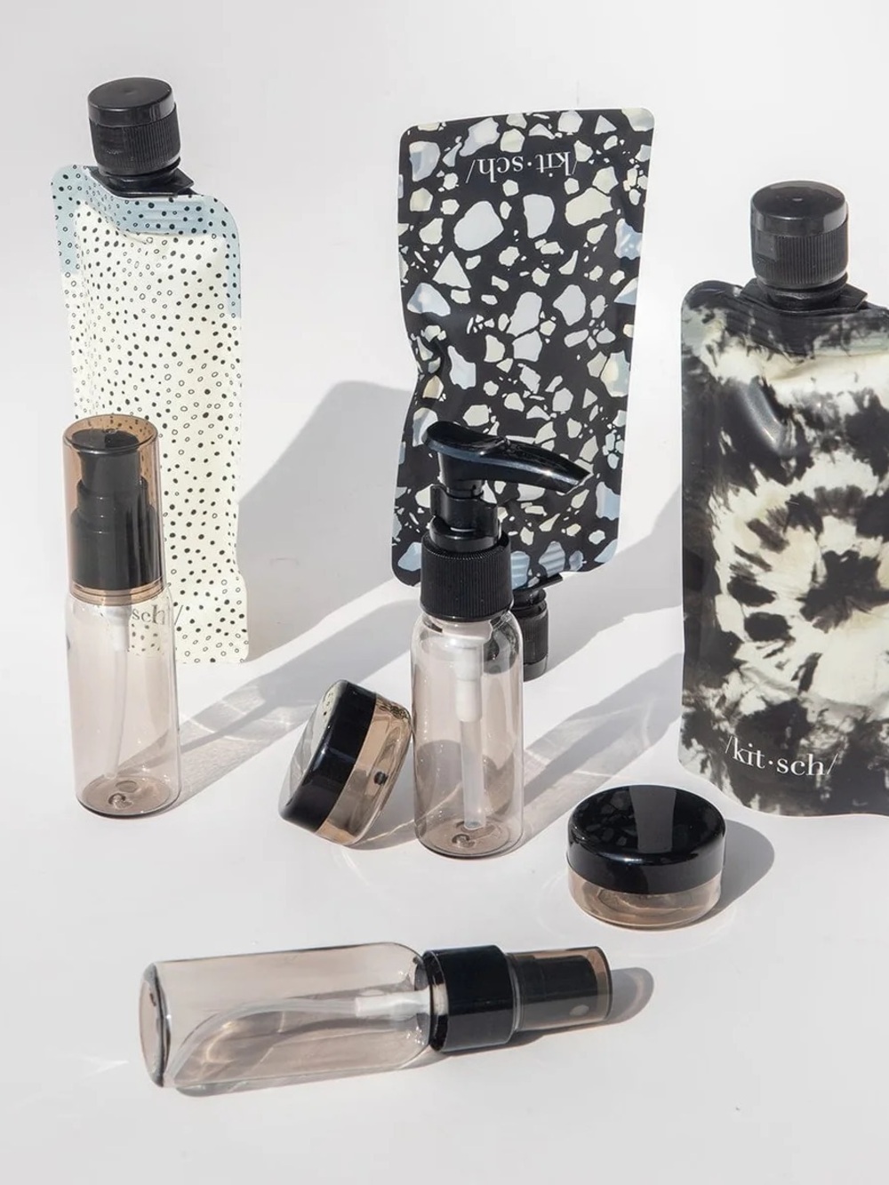 Kitsch Ultimate Travel Set in Black and Gray